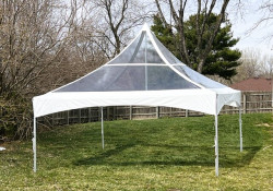 20x20 High Peak Clear Top Tent